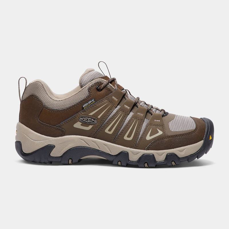 Zapatos Trekking Keen Oakridge Waterproof Para Hombre Marrom - Zapatos Keen Mexico (408712-PJZ)